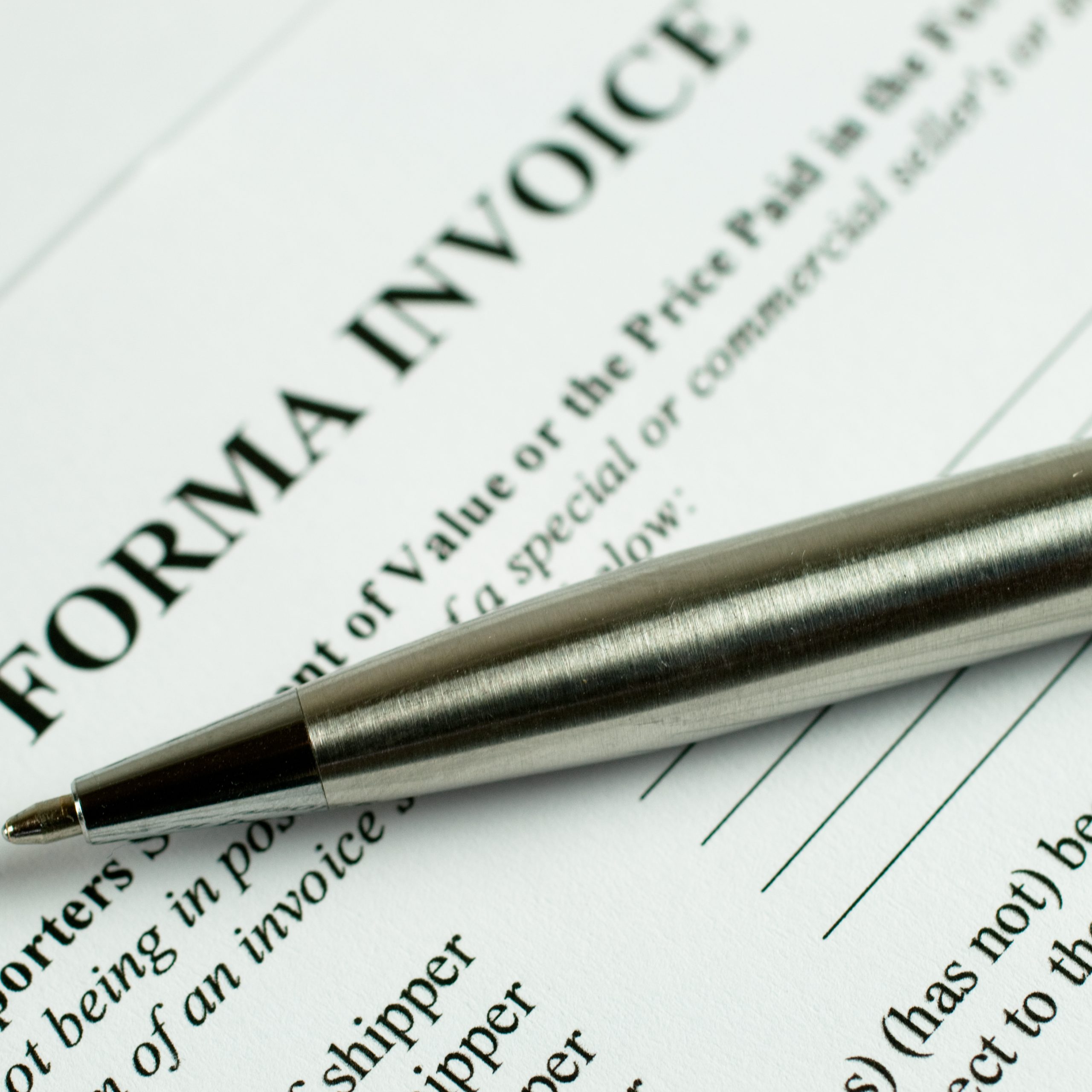 Pro-forma or commercial invoices for export shipping?